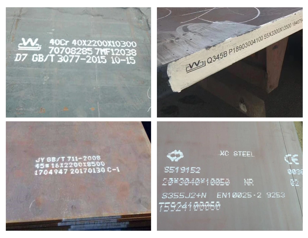 Boiler Metal Sheet SA516 Gr50 Gr70 ASTM A517 A514 A515 SA387 A612 P265gh P355gh 15mo3 16mo3 42CrMo Hot Rolled Alloy Pressure Vessel High Strength Steel Plate